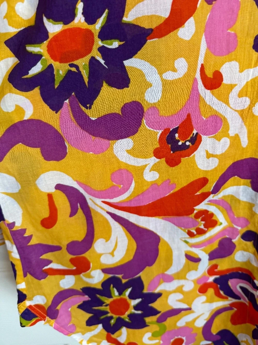 NWOT, JCREW, COLORFUL GRAPHIC BEACH COVER-UP